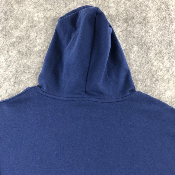 Disney‎ World 50 YEARS Hoodie Womans Medium Blue Rose Gold Cropped Drawstring - Picture 11 of 16